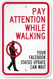 The Dangers of Texting and Walking